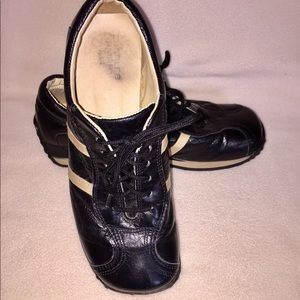 Charles Amar Black Leather Lace Up Shoes